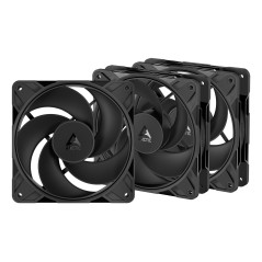 ARCTIC Freezer P14 Pro Reverse - 3 Pack Black 140mm Case Fans for Silent Cooling and Maximum Performance